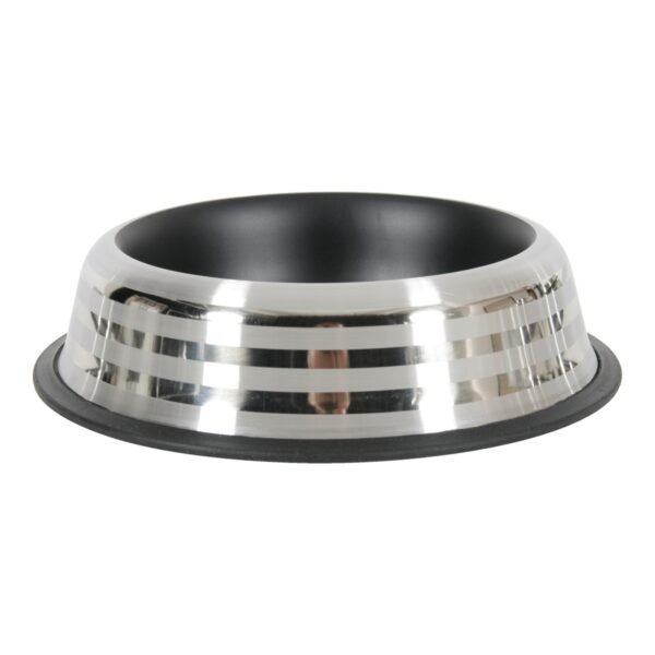 Merenda Stainless Non-Slip Dog Bowl - Black 1L