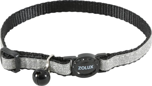 SHINY NYLON COLLAR - BLACK
