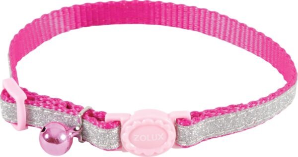 SHINY NYLON COLLAR - PINK