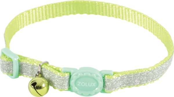 SHINY NYLON COLLAR - GREEN