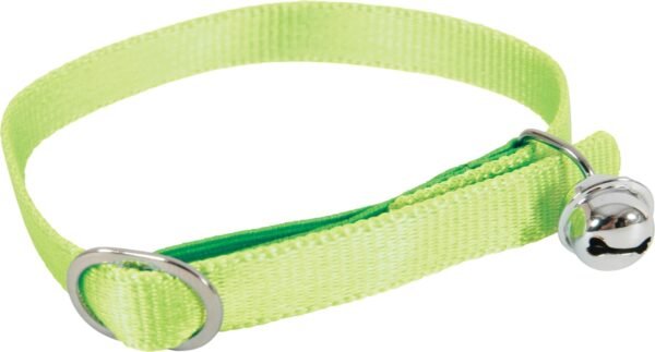 NYLON COLLAR 30CM/10MM GREEN