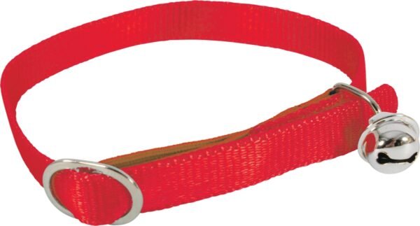 NYLON COLLAR 30 CM / 10MM RED