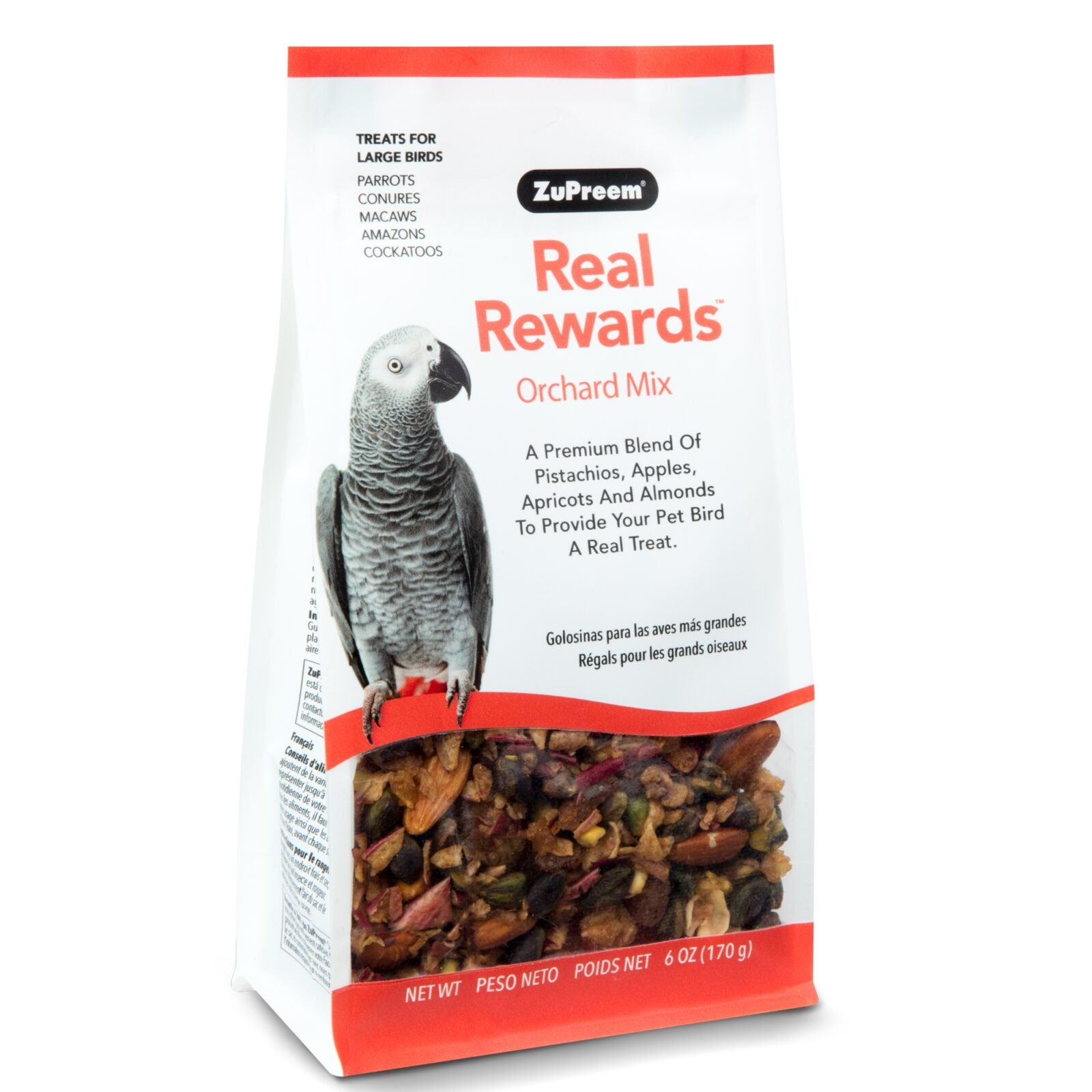 Real Reward Large Parrot Treats - Orchard Mix 170g - Image 3