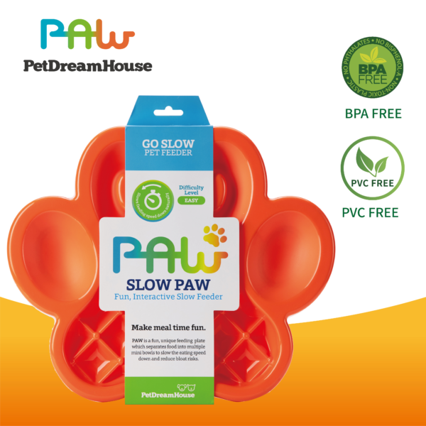 PetDreamHouse PAW Slow Feeder Orange - Image 6