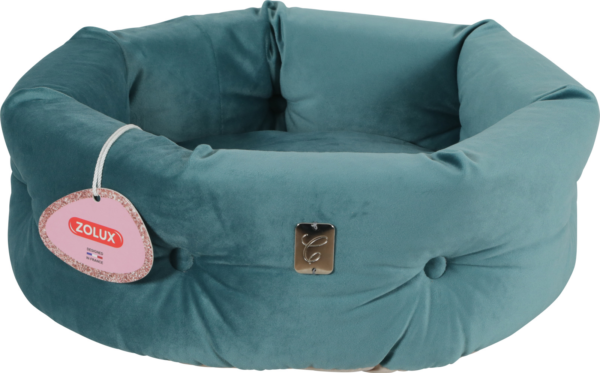 CHAMBORD CHESTERFIELD PET BED 41CM - PEACOCK GREEN