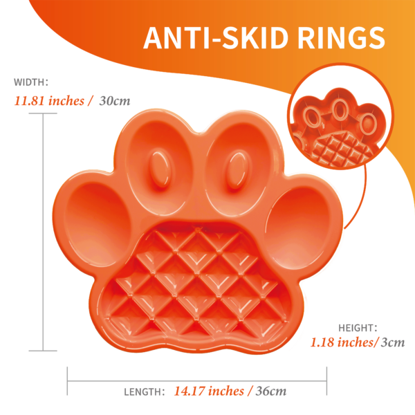PetDreamHouse PAW Slow Feeder Orange - Image 3