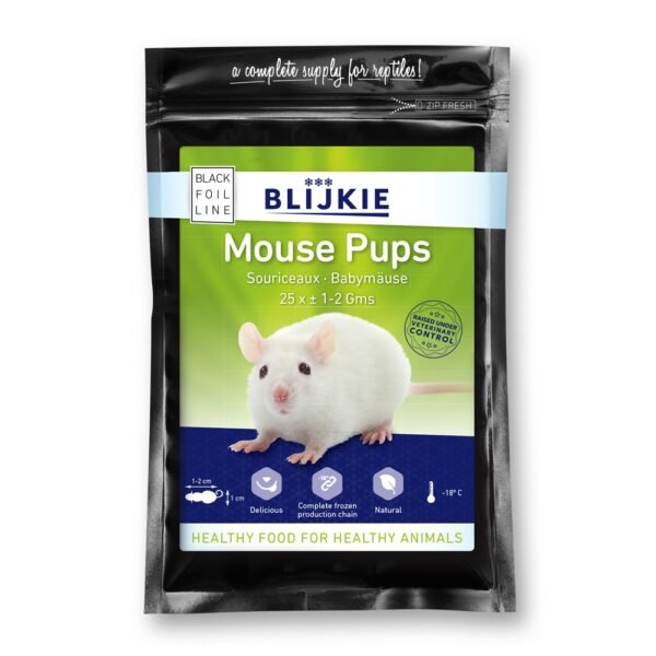 Blijkie black foil line baby mice 1-2g 25 pcs - Image 2