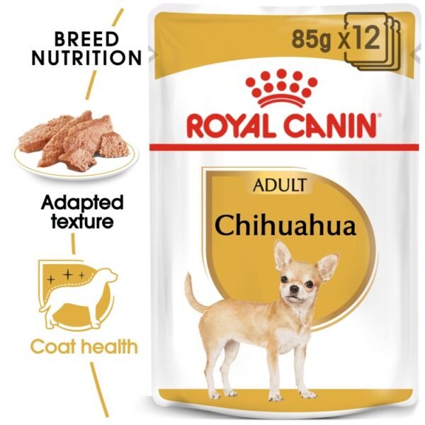 Royal Canin Breed Health Nutrition Chihuahua Adult (WET FOOD - Pouches) 12 x 85g