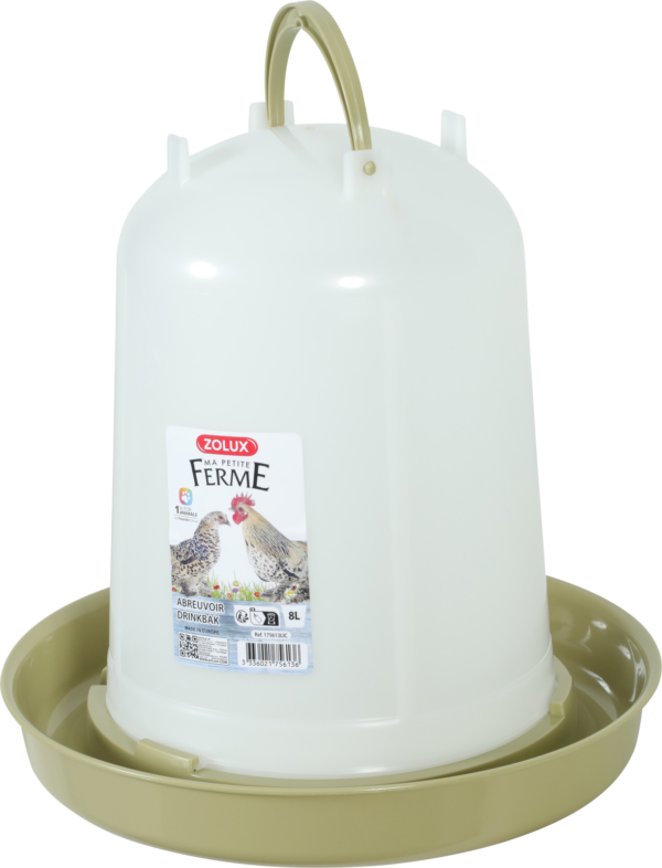 POULTRY WATER DRINKER 8L - GREEN - Image 3