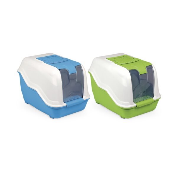 Netta Maxi Cat Litter Box - 66 x 49 x 50 cm/Mix Colors - Image 3