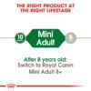 Size Health Nutrition Mini Adult 8 KG - Image 3
