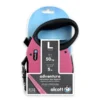 Adventure retractable leash 5 m - Large - Pink
