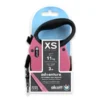 Adventure retractable leash 3 m - Extra-Small - Pink