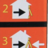 Cat-flap for Wooden Door - 4 Position Brown - Image 3