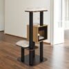Premium Cat Furniture V-High Base - Black - Image 3