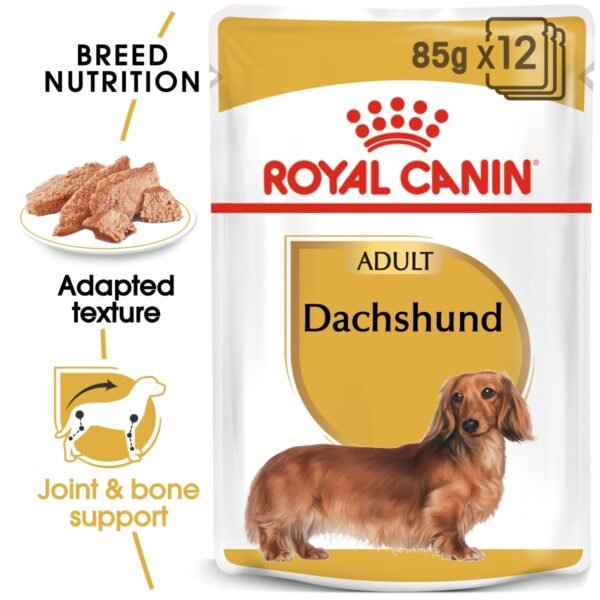 Royal Canin Dachshund Adult (WET FOOD - Pouches) 12 x 85g