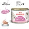 Royal Canin Feline Health Nutrition Mother & Babycat Mousse Wet Food - Cans 12 x 195g