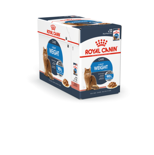 Royal Canin Feline Care Nutrition Light Weight Care Wet Food 12 x 85g