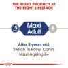 Royal Canin Size Health Nutrition Maxi Adult Wet Food Pouches 10 x 140g - Image 3