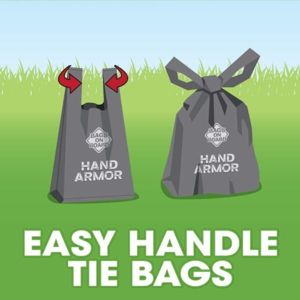 Bags on Board: Hand Armor with Extra Thick Pick Up Bags (100bags) - Image 7