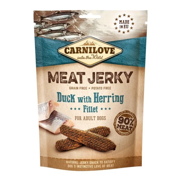 Carnilove Jerky Snack Duck with Herring Fillet 100g