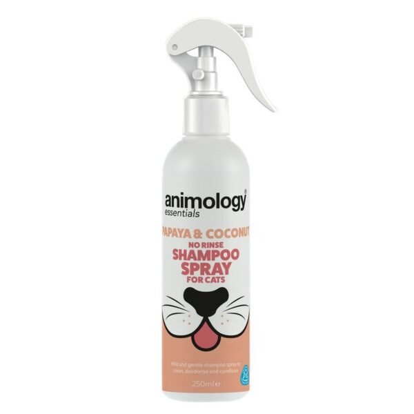 Animology : Essentials Papaya & Coconut No Rinse Cat Shampoo Spray 250ml