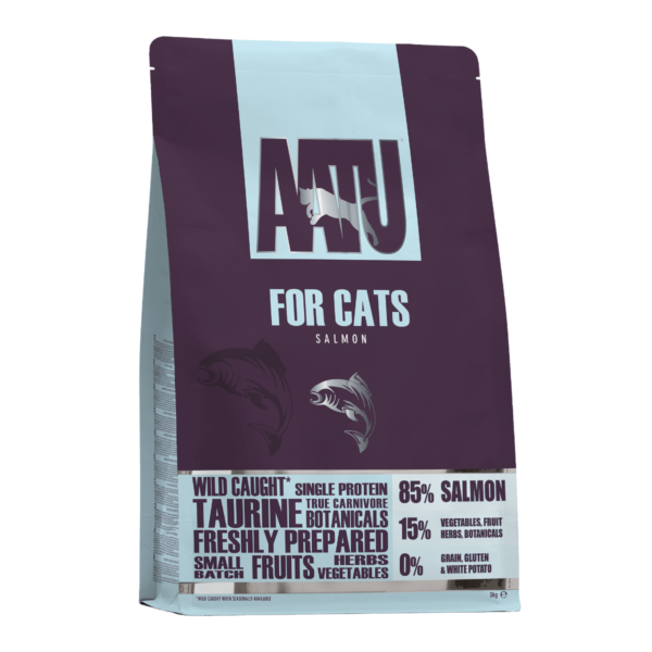 AATU Free Run Salmon Dry Cat Food 3kg