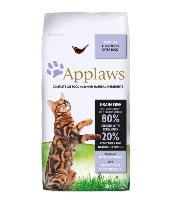 Applaws Chicken with Duck Adult Dry Cat Food 2kg