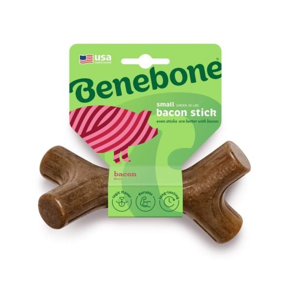 Benebone: Dog Stick Chew Toy – Bacon - Image 6