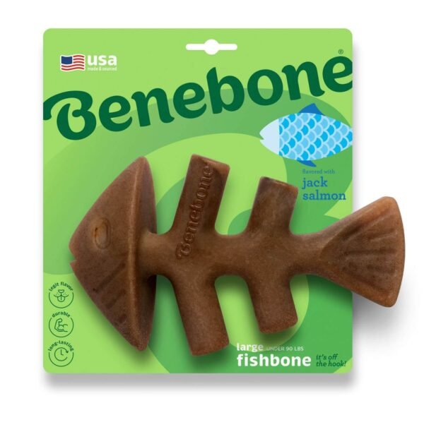 Benebone: Dog Chew Treats - Fish Bone Toy
