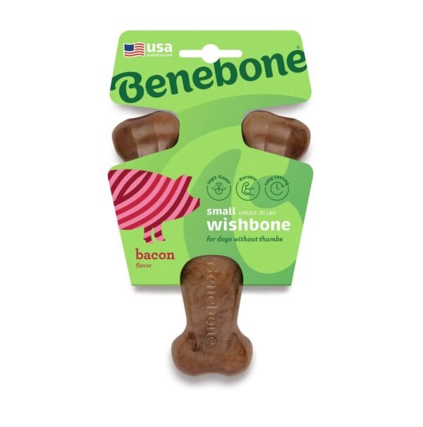Benebone: Wishbone Dog Chew Toy – Bacon - Image 9