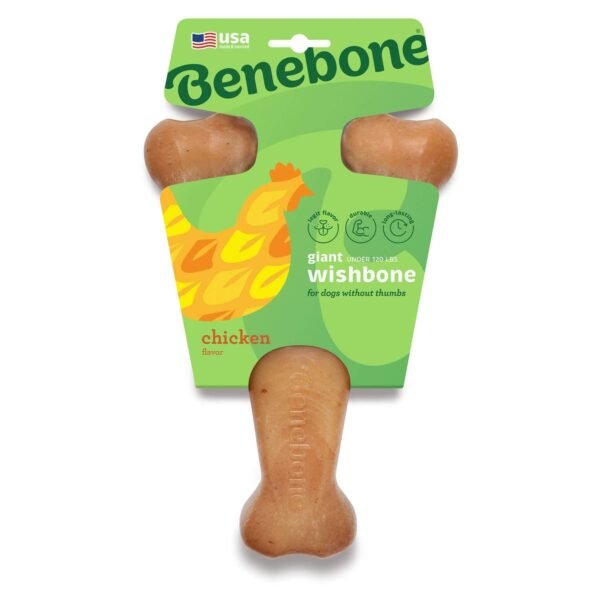 Benebone: Wishbone Dog Chew Toy – Chicken