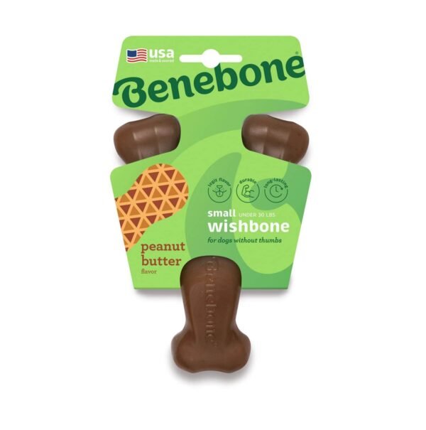Benebone: Wishbone Dog Chew Toy – Peanut - Image 5