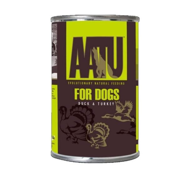 AATU Duck & Turkey Wet Dog Food 400g