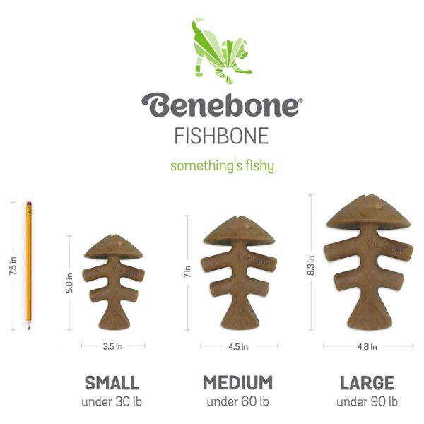 Benebone: Dog Chew Treats - Fish Bone Toy - Image 5