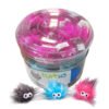 Bergan: Cat Toy - Turbo Plush Monsters Bulk Cat Toy Bin – 51 pcs