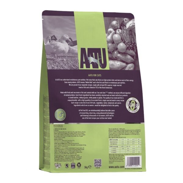 AATU: Free Run Duck Dry Cat Food 3kg - Image 2