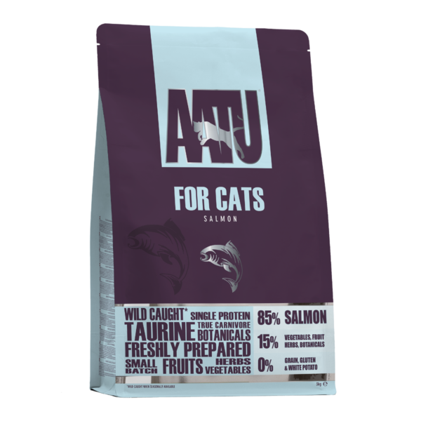 AATU:Free Run Salmon Dry Cat Food 3kg