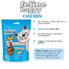 Feline Happy: Chicken Crunchy & Creamy Cat Treats 60g - Image 2