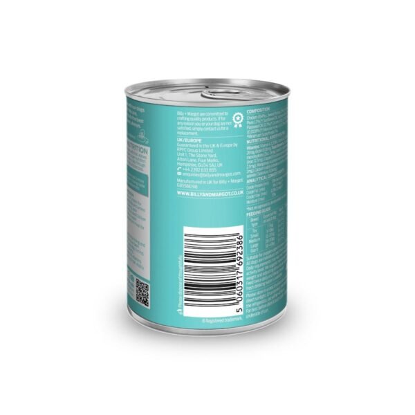 Billy & Margot: Chicken with Superfoods Canned Wet Puppy Food 395g - Image 2