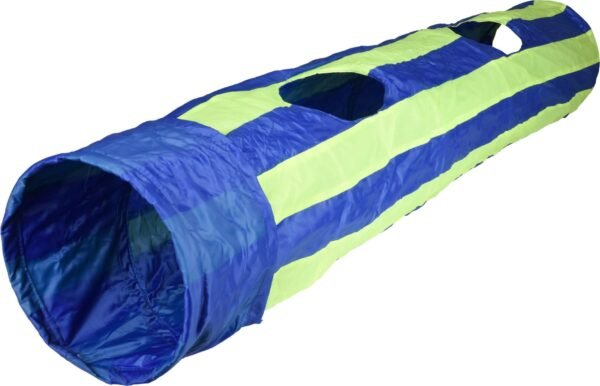 Flamingo: Feline Tunnel with Ball Blue & Green Cat Toy
