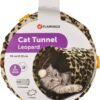 Flamingo: Leopard Tunnel with Ball Brown Cat Toy 90x25cm - Image 3