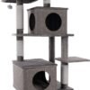 Flamingo: Aurora Grey Cat Scratching Tree 80x70x171cm