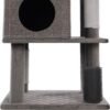 Flamingo: Aurora Grey Cat Scratching Tree 80x70x171cm - Image 2