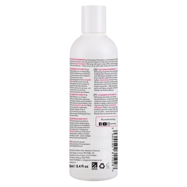 Animology: Essentials Tutti Frutti Dog Shampoo 250ml - Image 2