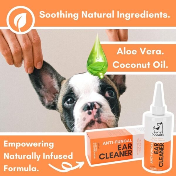 DogsLife: Anti-Fungal Ear Cleaner Dog 237ml - Image 5