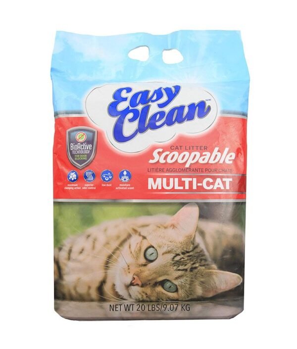 Easy Clean: Multi-Cat Clumping Cat Litter-9.07 Kg - Image 2