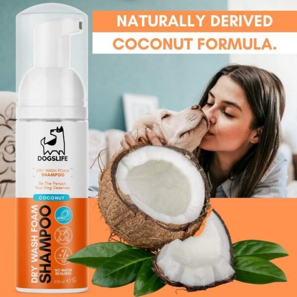 DogsLife: Drywash Coconut Dog Shampoo 200ml - Image 6