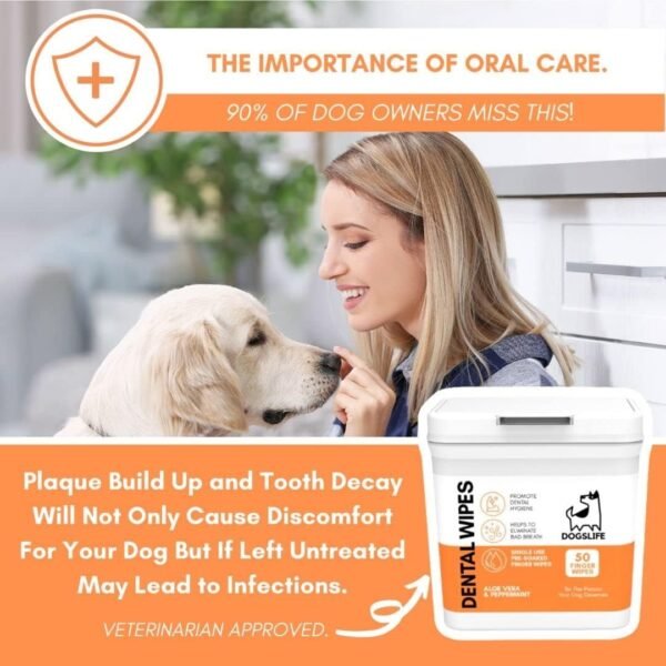 DogsLife: Ear Wipes Aloe Vera Dog 50pcs - Image 4