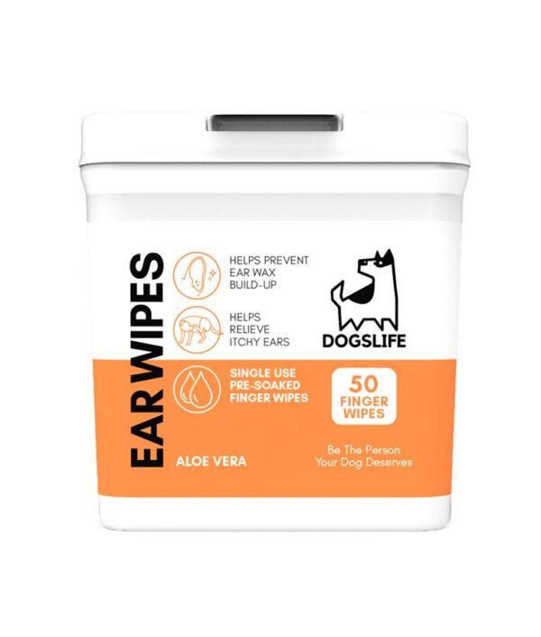 DogsLife: Ear Wipes Aloe Vera Dog 50pcs